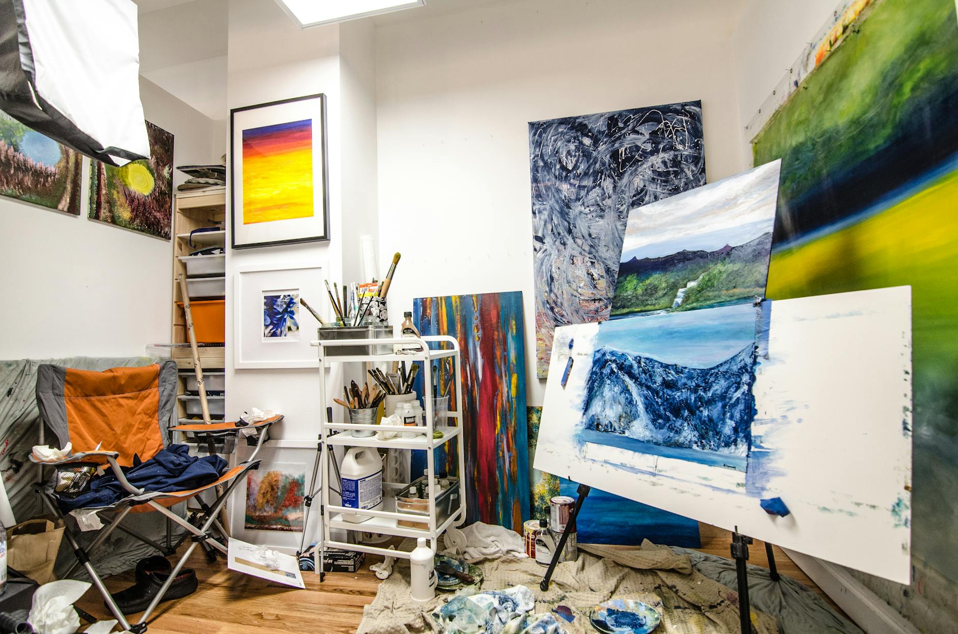 Kostenloses Stock Foto zu Ölgemälde, abstrakte kunst, acrylmalerei