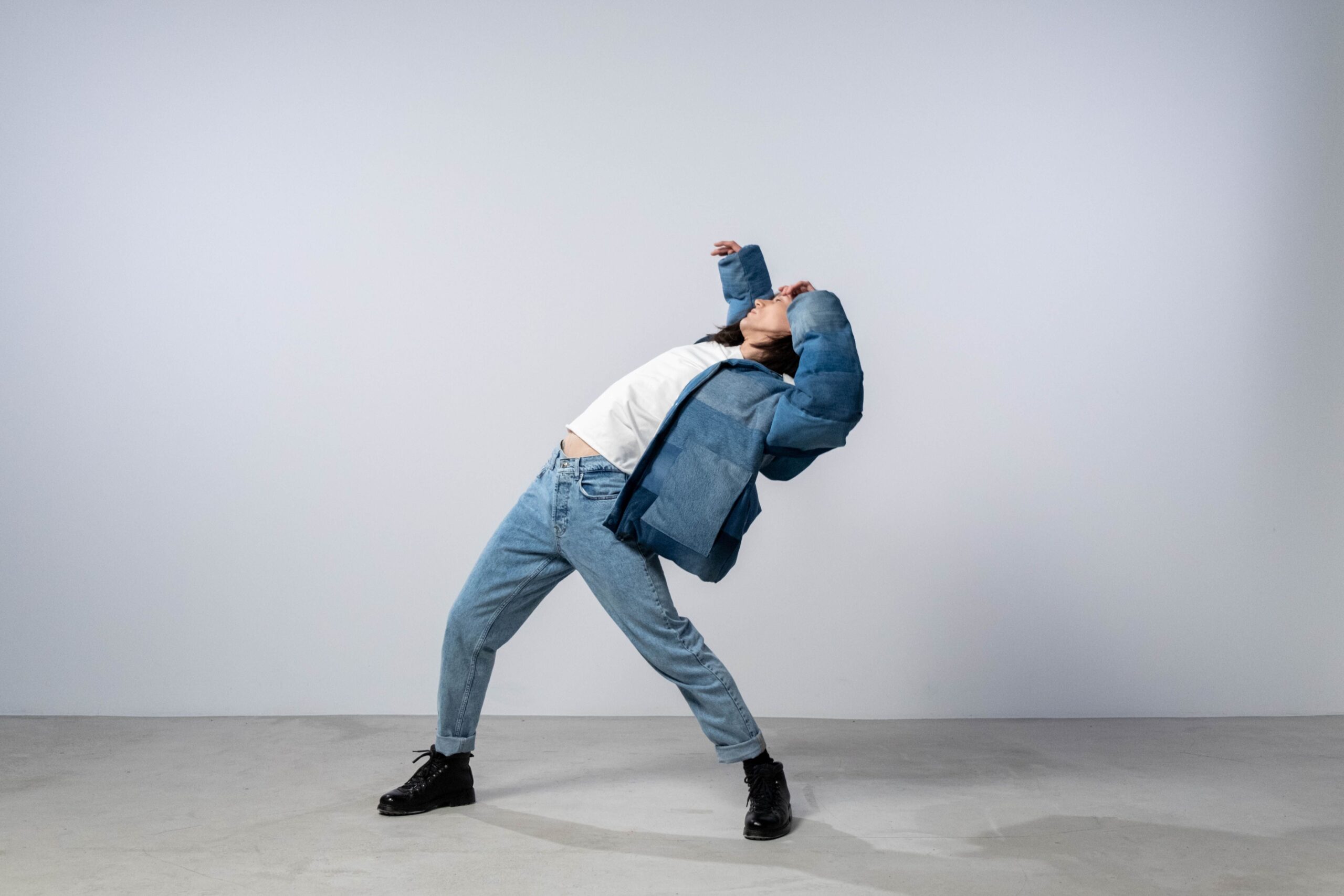 Double Denim works when the wash stays calm