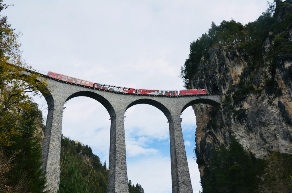 291 bridges across the Alps