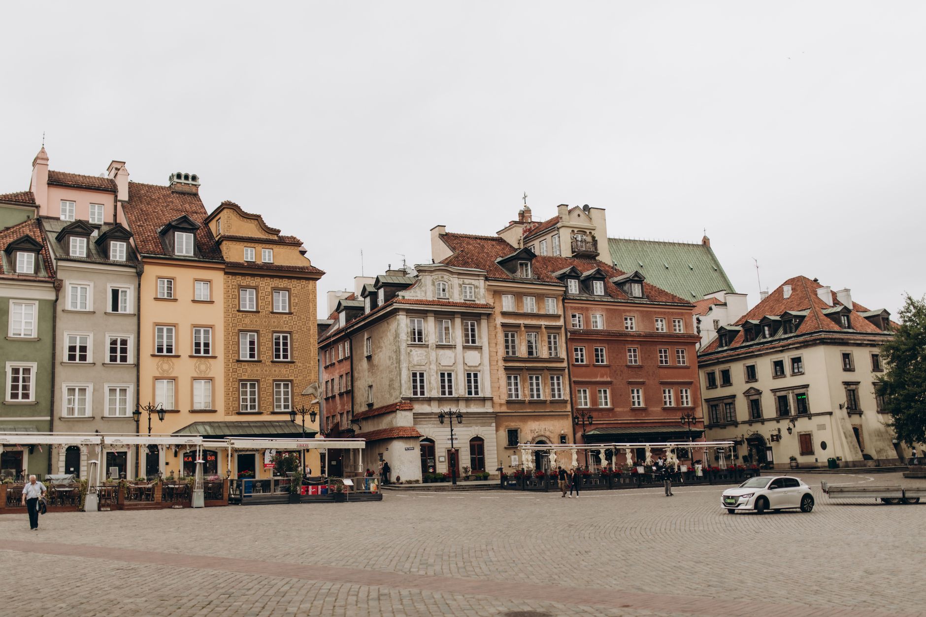 Warsaw Old Town market square